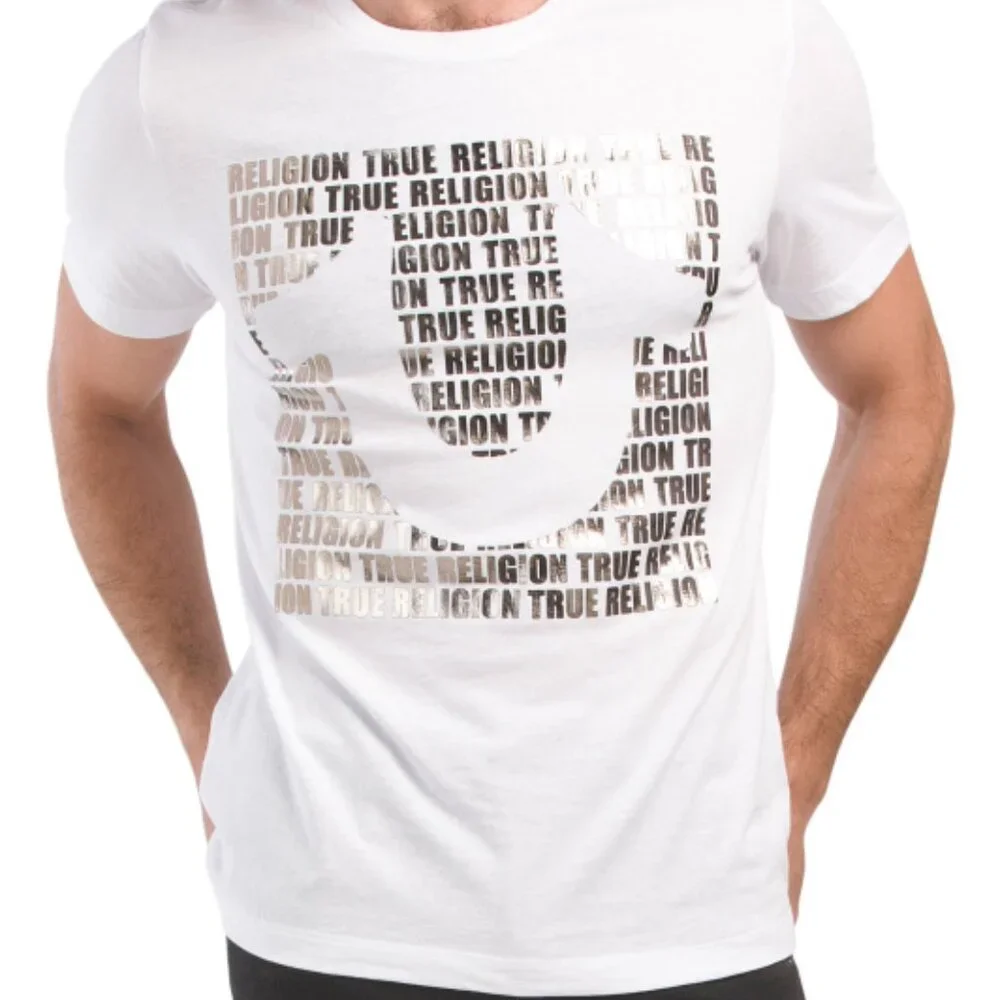 TRUE RELIGION Logo Graphic Script Tee XL